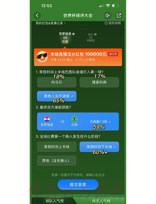 世界杯竞猜揭秘：正规平台及其丰富选项